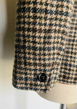 Load image into Gallery viewer, Incredible gingham tweed YSL riding style jacket small
