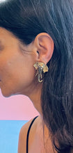 Load image into Gallery viewer, Vintage eclectic elephant head clipon earrings
