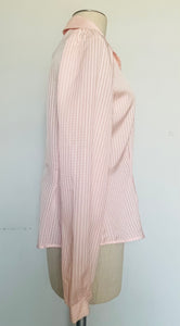 Vintage 60s soft pink blouse Small