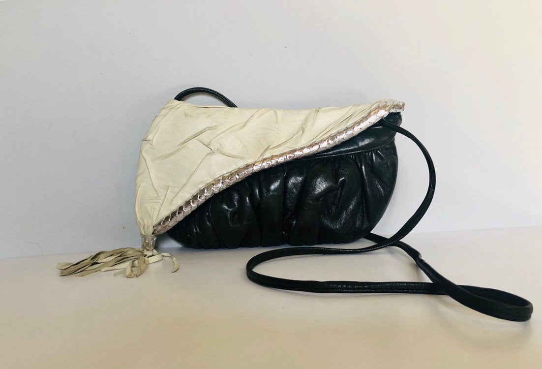 Rock leather handbag